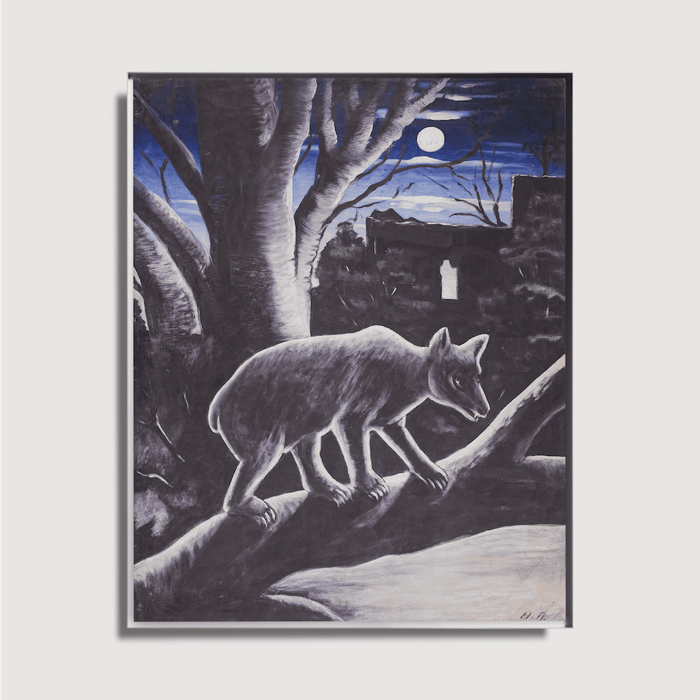 Niko Pirosmani - L'ours au clair de lune