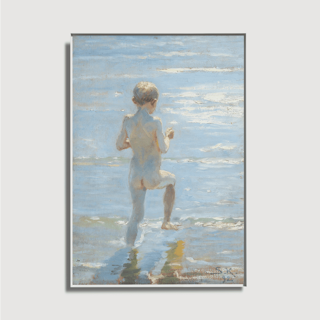 Peder Severin Krøyer - Garçon se baignant