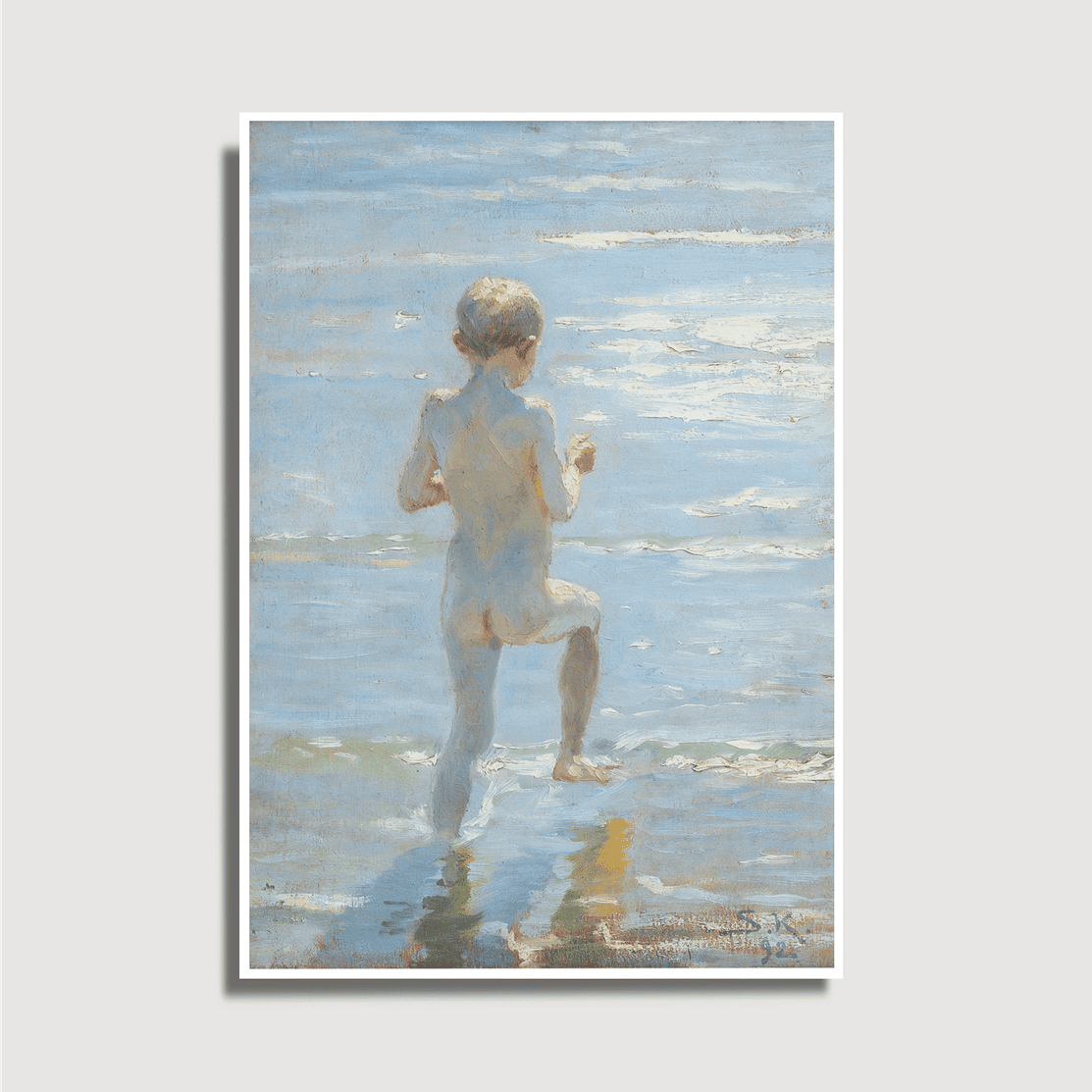 Peder Severin Krøyer - Garçon se baignant