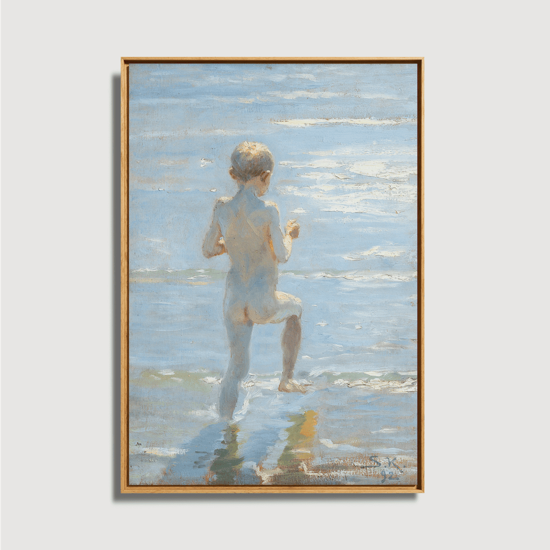 Peder Severin Krøyer - Garçon se baignant