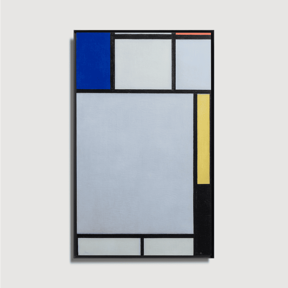 Piet Mondrian - Composition with Blue, Red, Yellow and Black