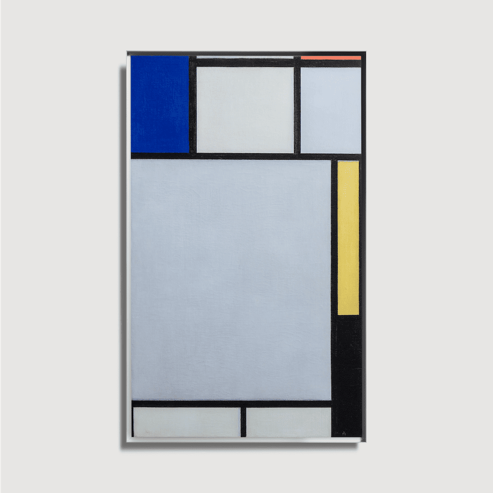 Piet Mondrian - Composition with Blue, Red, Yellow and Black