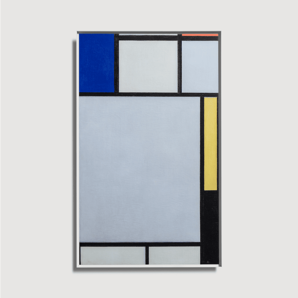 Piet Mondrian - Composition with Blue, Red, Yellow and Black