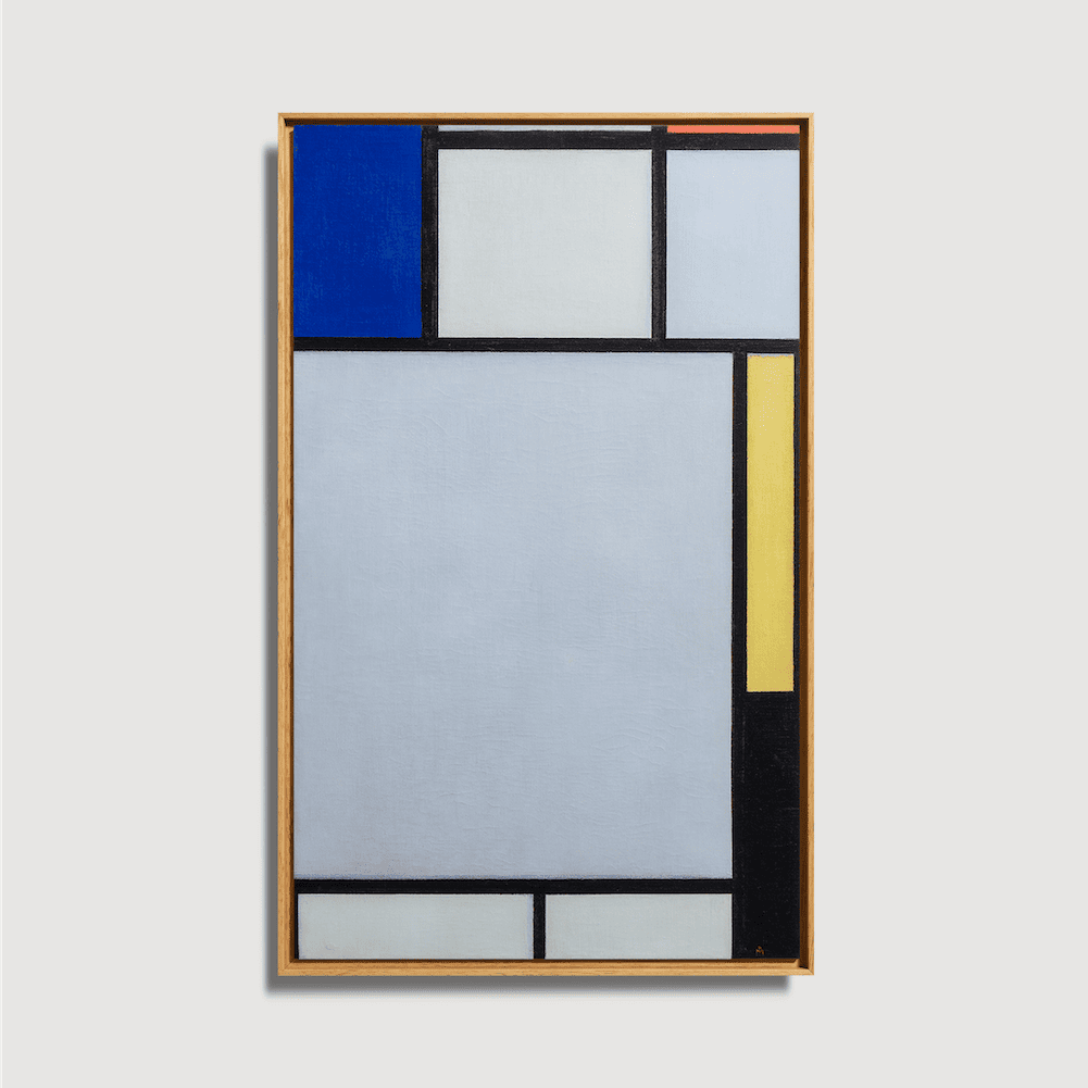 Piet Mondrian - Composition with Blue, Red, Yellow and Black