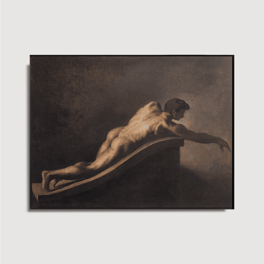 Théodore Géricault - Homme Allongé