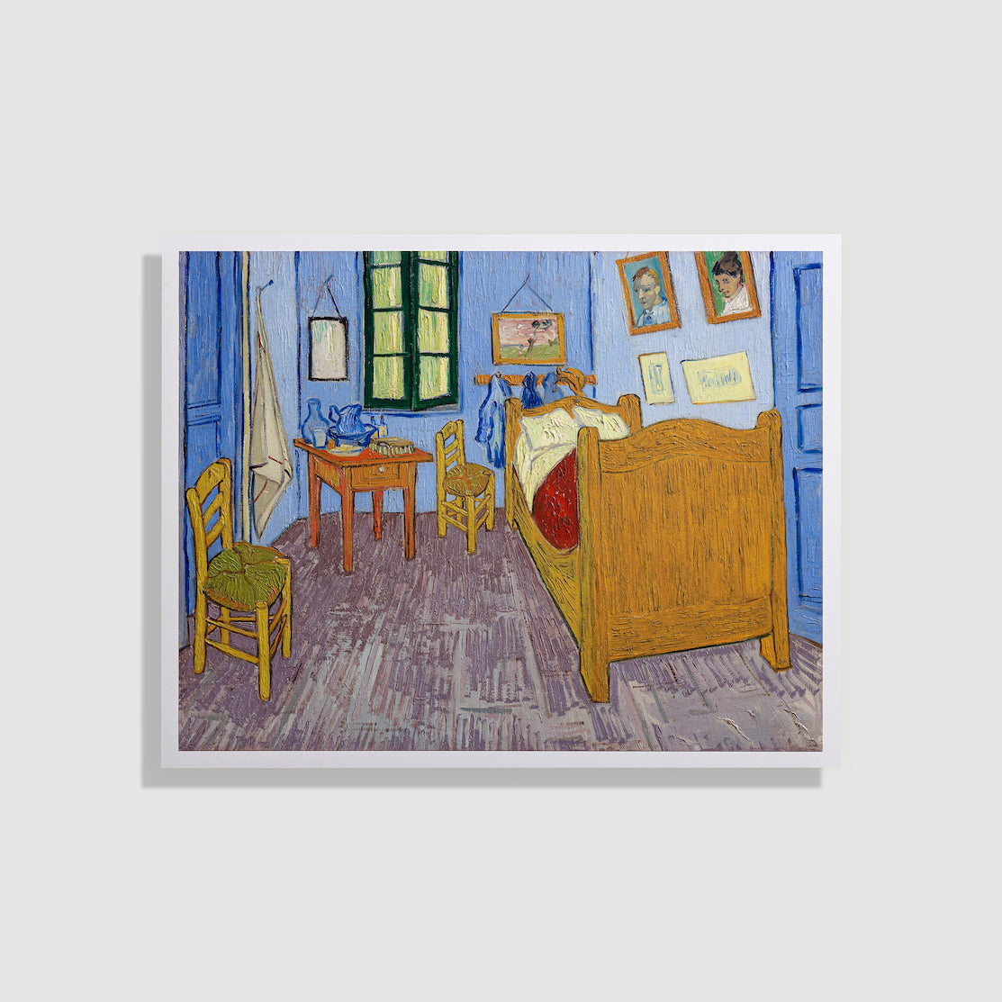 Vincent Van Gogh - Van Gogh’s Bedroom in Arles, 1889 - Life Size, On Paper