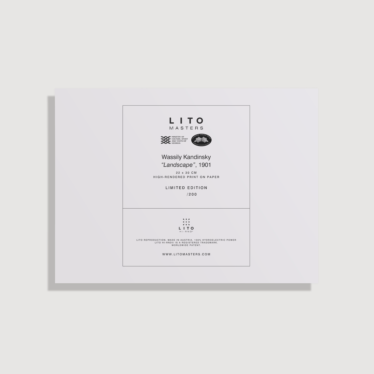 Wassily Kandinsky - Landscape, 1901 - On Paper