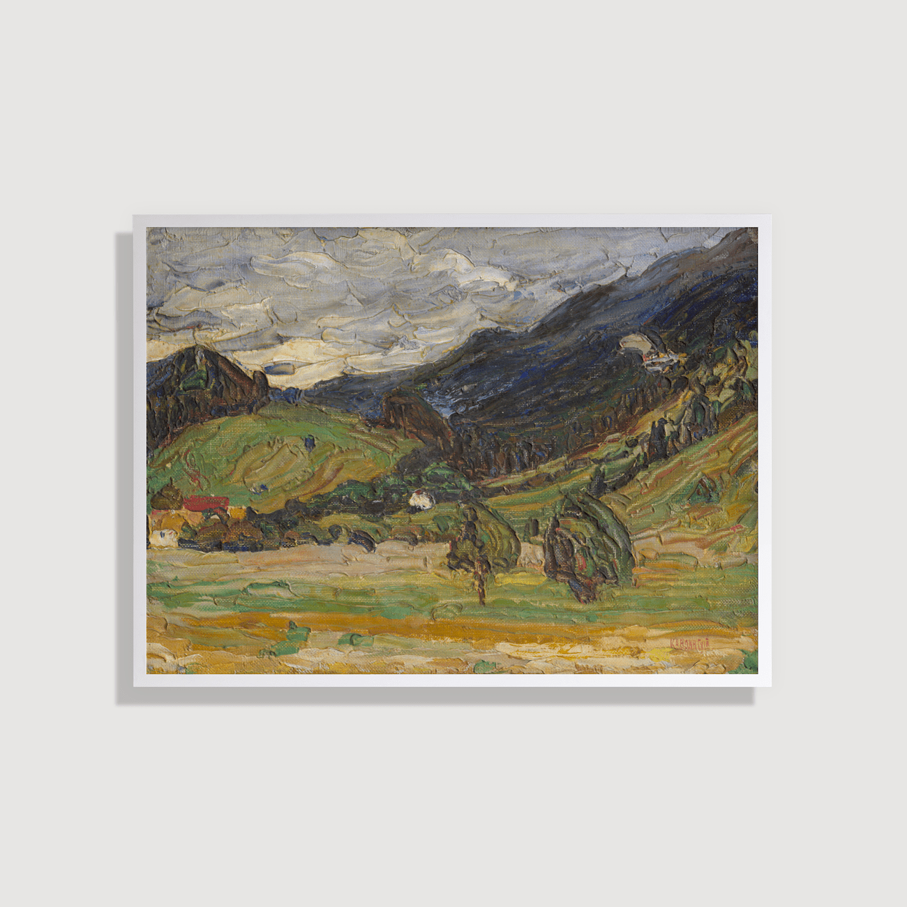 Wassily Kandinsky - Landscape, 1901 - On Paper
