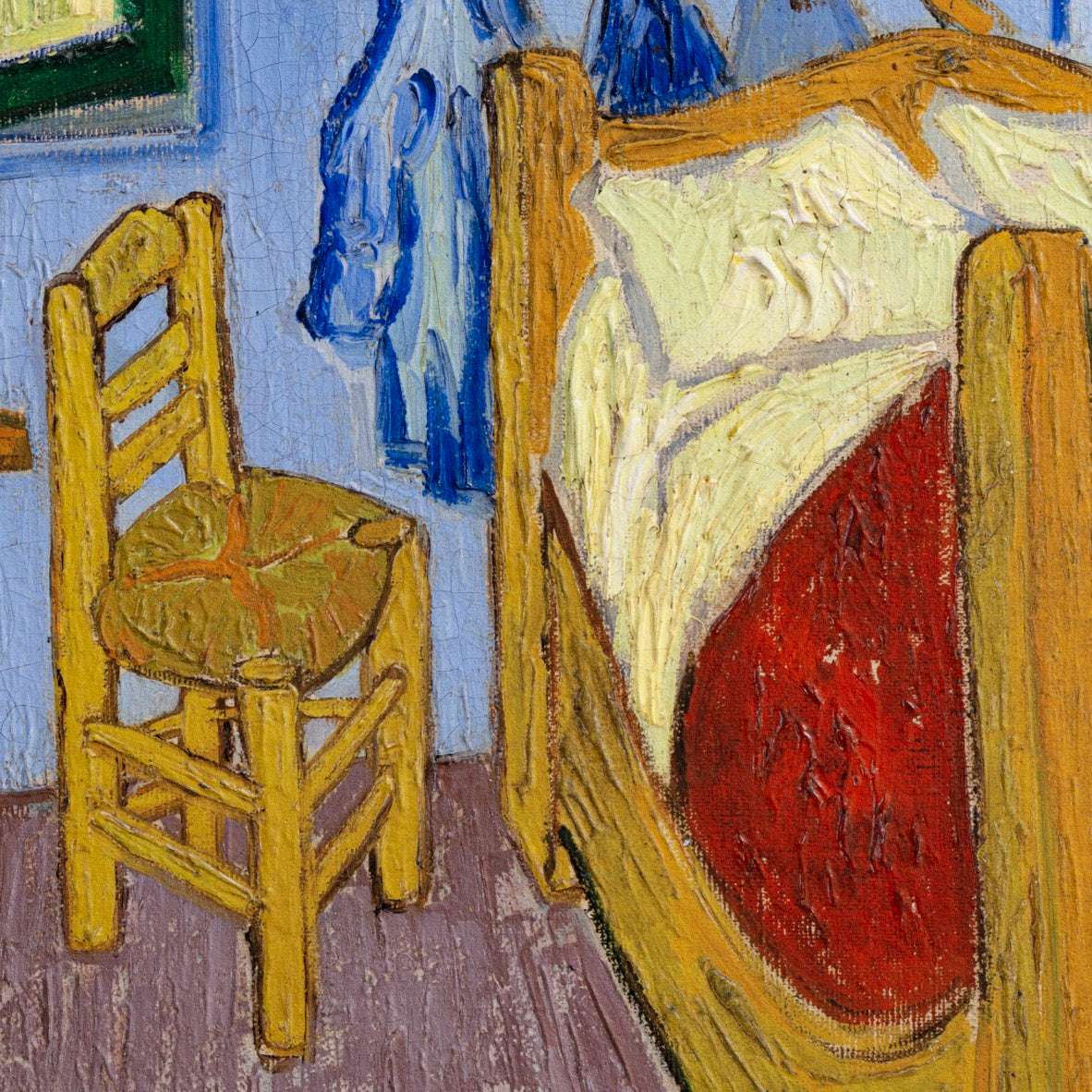 Vincent Van Gogh - Van Gogh’s Bedroom in Arles, 1889 - Life Size, On Paper