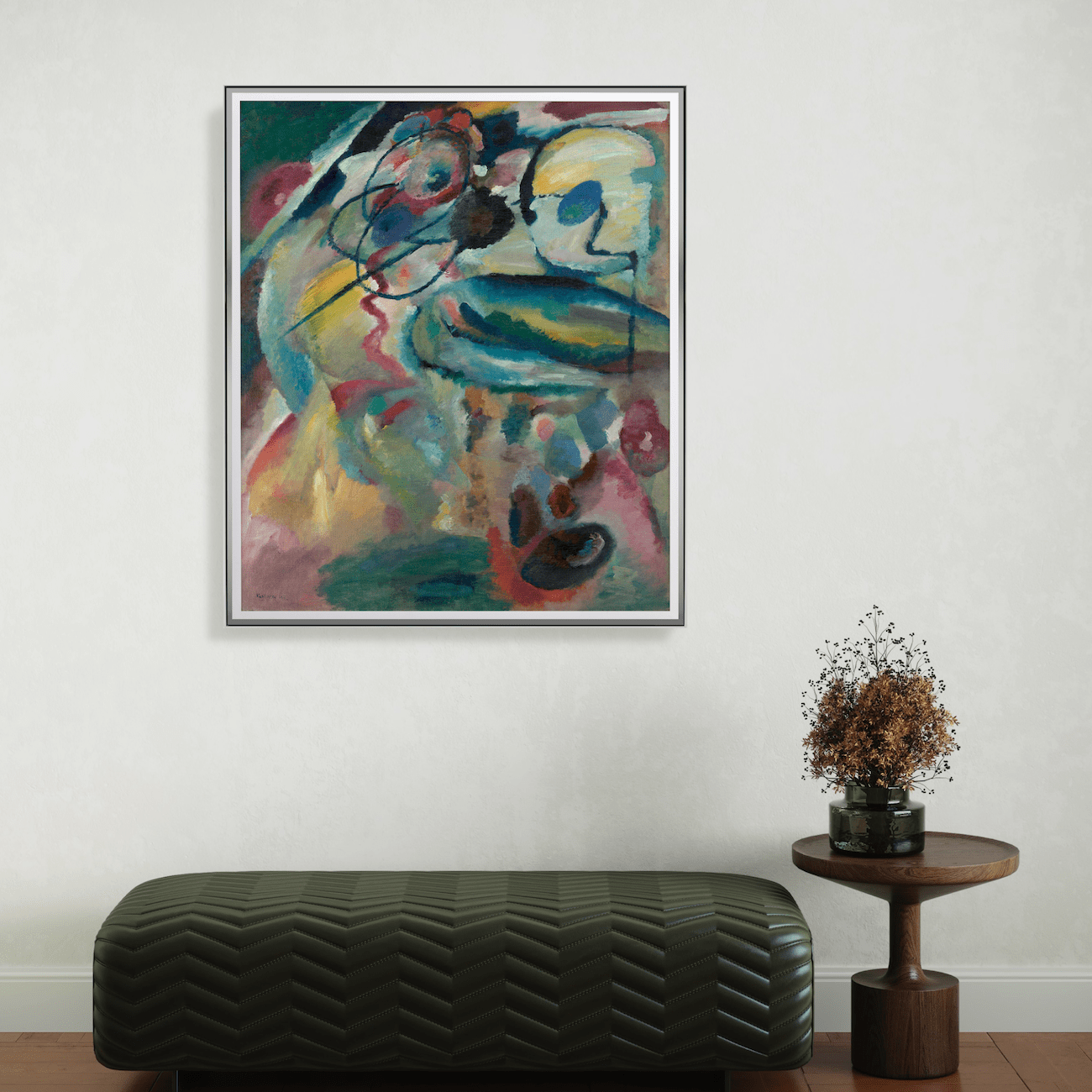 Wassily Kandinsky - Picture With A Circle, 1911 - On Paper