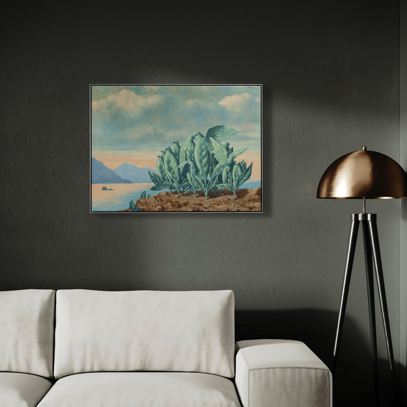 René Magritte - L'Ile au Trésor, 1942 - On Paper